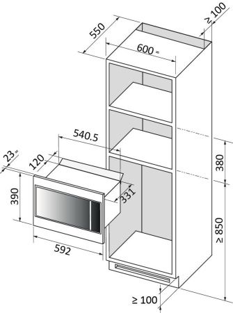 Микроволновая печь Brandt BMS7120WW