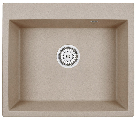 Кухонная мойка Granula 6001, ПЕСОК 60х52 цвет бежевый поверхность матовая