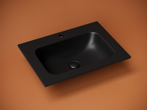 Раковина Ceramica Nova GRACE 61 см CN7011MB накладная цвет черный матовый - фото 2