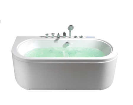 Ванна акриловая Frank 20156060 170х80 пристенная овальная с каркасом