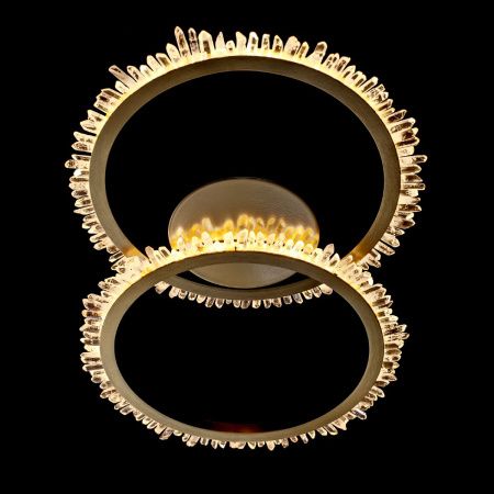 Светильник потолочный Delight Collection Quartz Halo (Куартз Хало) MX20020154-2A satin gold