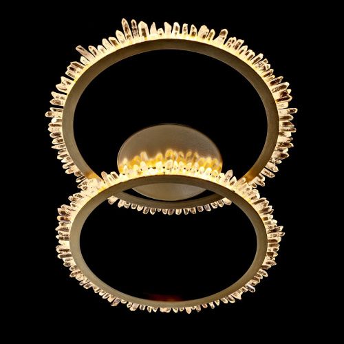 Светильник потолочный Delight Collection Quartz Halo (Куартз Хало) MX20020154-2A satin gold - фото 3