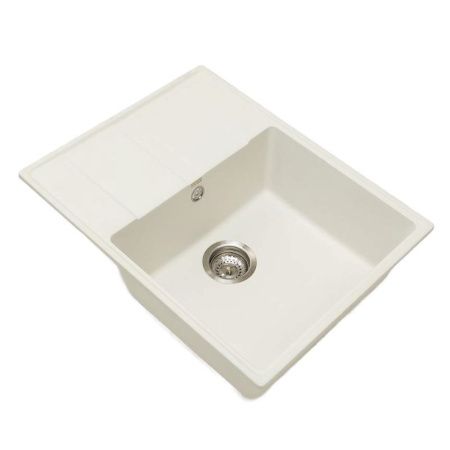 Кухонная мойка Grandex Aqua 600311 65х50 цвет белый поверхность матовая