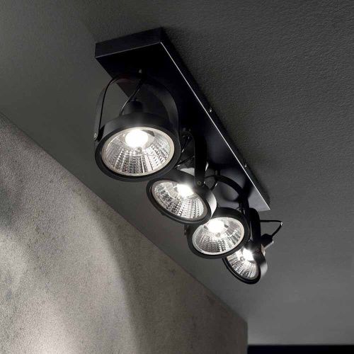 Спот Ideal lux Glim (Глим) Glim PL4 Nero - фото 2