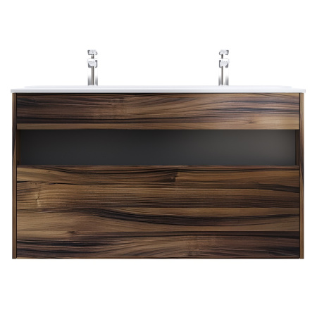 Тумба под раковину Am.Pm Func M8FFUX1201OF 121х49х70 подвесная цвет темное дерево