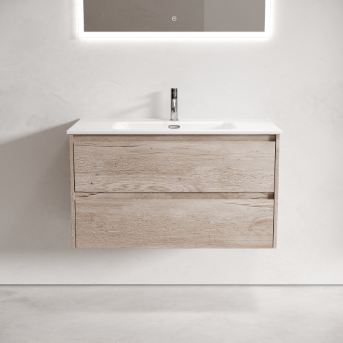 Тумба под раковину Sancos Libra LB90EG 89х45х50 настенная - фото 4