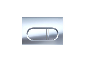 Клавиша смыва механическая Aquatek KDI-0000043 цвет хром глянцевый