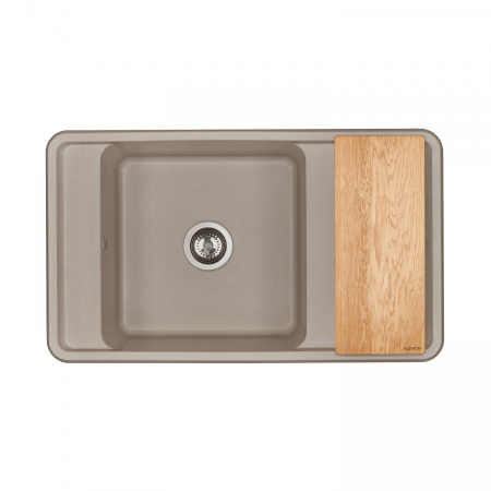 Кухонная мойка Aquaton Беллис 1A724832BS250 87х51 цвет серый