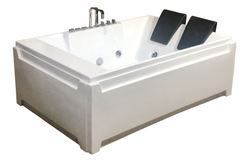 Ванна гидромассажная Royal Bath TRIUMPH RB665100DL 185х120 пристенная прямоугольная - фото 3