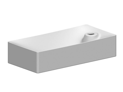 Раковина Scarabeo Soft-Hung-Cube 45 см 1501 накладная цвет белый