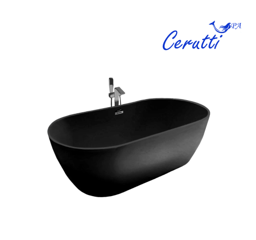 Ванна акриловая Cerutti SPA CT10515 170х75 отдельностоящая овальная - фото 2