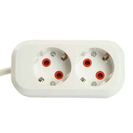 Удлинитель двухместный Stekker Home (Хоме) 49339