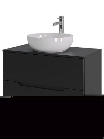 Тумба с раковиной Orange Line Li-80TubMDF+B07-420W 80х50