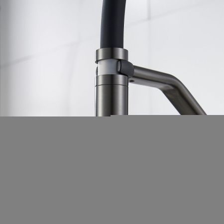 Смеситель для кухни Shevanik S343T-3 на мойку оружейная сталь