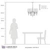 Люстра подвесная Lumina Deco Alessia (Алессиа) LDP 1726-6 CHR