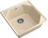 Кухонная мойка Granfest Unique U-500 кашемир 50х50 цвет бежевый поверхность матовая