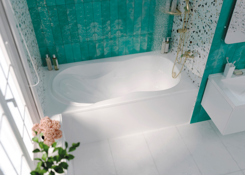 Ванна акриловая 1MarKa TAORMINA 01та1890 180х90 пристенная прямоугольная без каркаса - фото 3 Ванна акриловая 1MarKa TAORMINA 01та1890 180х90 пристенная прямоугольная без каркаса - фото 3