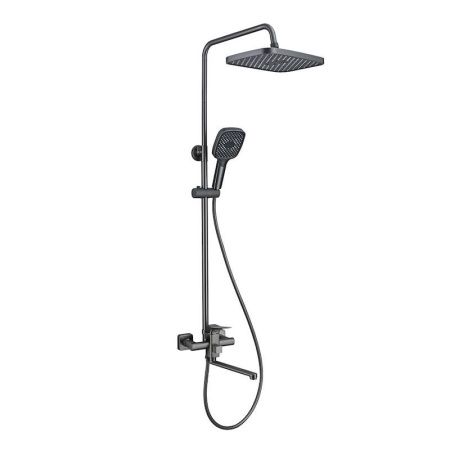 Душевая стойка ProHanss P62.24.09 настенная цвет серый