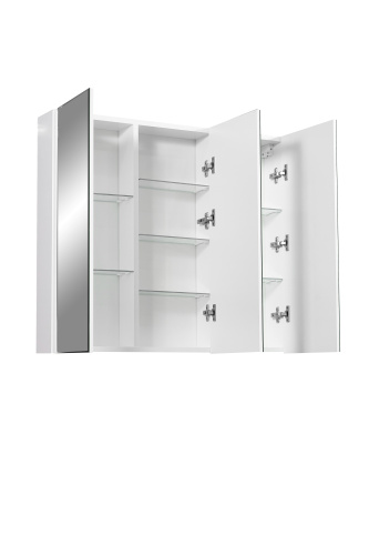 Зеркало-шкаф Stella Polar Концепт SP-00000061 75х15х70 подвесной цвет белый - фото 4 Зеркало-шкаф Stella Polar Концепт SP-00000061 75х15х70 подвесной цвет белый - фото 4