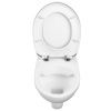 Чаша унитаза подвесная Vitra S10 7855B003-0075 цвет белый без сиденья безободковая каскадный смыв