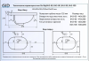 Раковина из сантехнического фаянса Gid Simple-N 71136 60х50 встраиваемая цвет белый 1 отверстие под смеситель