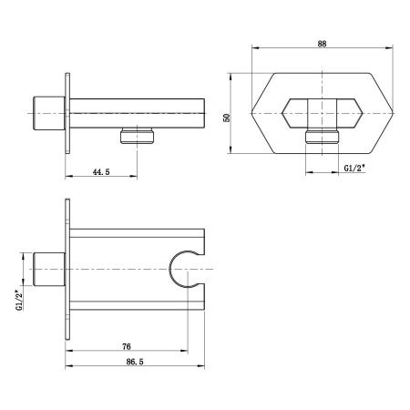 Шланговое подключение LeMark LM3985C