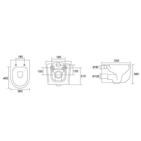 Унитаз подвесной Abber Bequem AC1104TN белый с сиденьем микролифт безободковый смыв торнадо