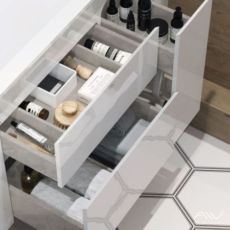 Тумба с раковиной Alavann Eva ALV0974000 100х50 подвесная цвет белый