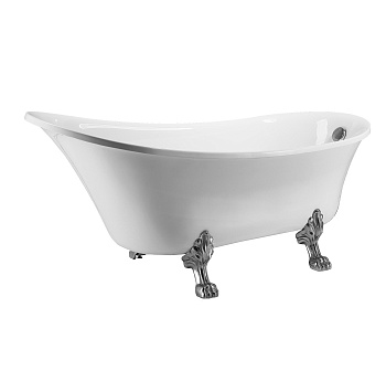 Ванна акриловая Grossman Retro GR-1002 162х71 отдельностоящая овальная с ножками Ванна акриловая Grossman Retro GR-1002 162х71 отдельностоящая овальная с ножками