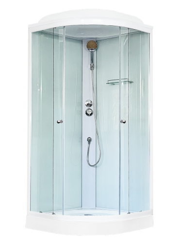 Душевая кабина Royal Bath НК RB90HK5-WT 90х90 четверть круга