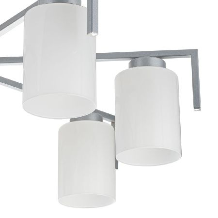 Люстра на штанге Escada Style (Стыле) 1142/7P Silver