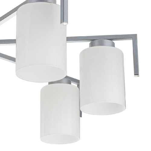 Люстра на штанге Escada Style (Стыле) 1142/7P Silver - фото 4