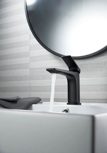 Смеситель Knotlor VIGOR KN-70/BL на раковину черный - фото 4