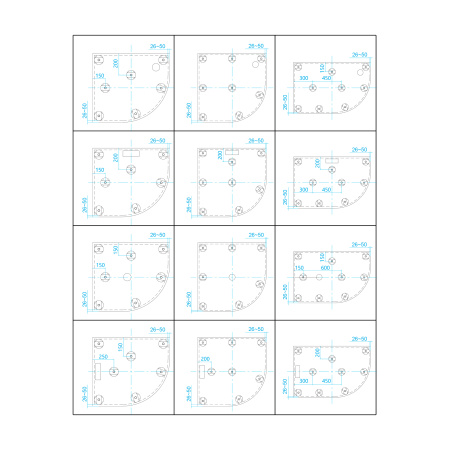 Ножки для поддона RGW 03230108-31