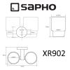 Стакан Sapho X-ROUND XR902