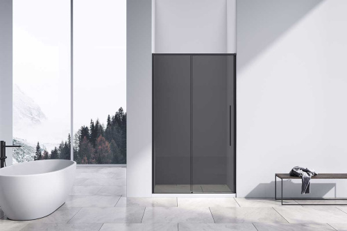 Душевая дверь Vincea Slim-N VDS-4SN120CGB 120х195 стекло тонированное профиль черный - фото 2