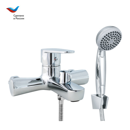 Смеситель для ванны Славен Коттедж СЛ-ОД-Л30 настенный хром