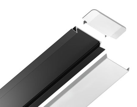 Алюминиевый встраиваемый профиль Ambrella Light Alum Profile (Алум Профиле) GP1100BK
