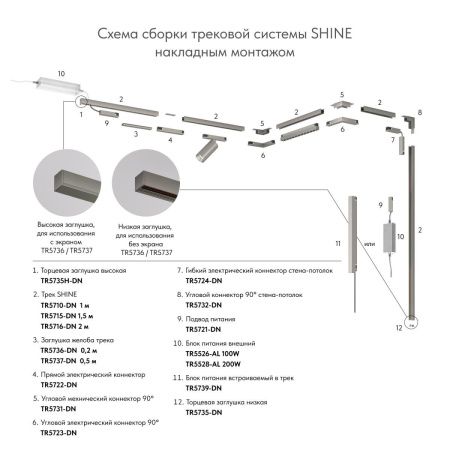 Трек Denkirs Shine base (Схине басе) TR5710-DN