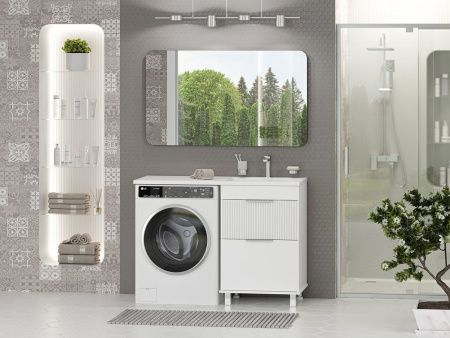 Тумба под раковину Brevita Enfida ENF-07060-012Я 60х50 напольная цвет белый