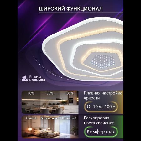 Люстра потолочная Natali Kovaltseva Palace (Палаце) LED LAMPS 81111/4C