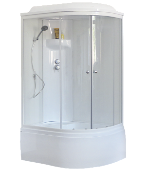 Душевая кабина Royal Bath ВК RB8120BK6-WT-L 120х80 асимметричная с крышей ориентация левая Душевая кабина Royal Bath ВК RB8120BK6-WT-L 120х80 асимметричная с крышей ориентация левая