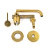 Смеситель для раковины Emmevi Filobrass 85155/ORS встраиваемый в стену золото