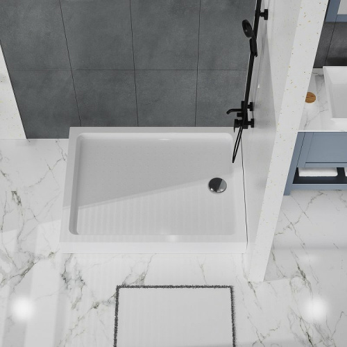 Душевой поддон BelBagno TRAY-BB-AH-120/90-15-W 120х90 акрил белый - фото 2