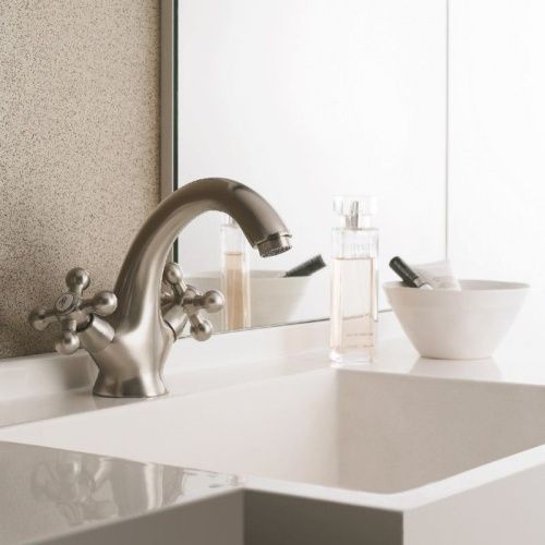 Смеситель Cron CN1019-5 на раковину сатин - фото 4