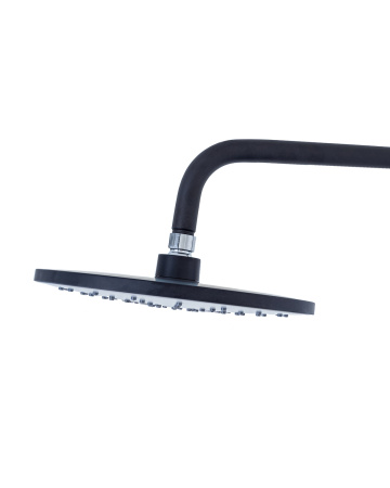 Душевая стойка Agger Thermo A2451244 настенная цвет черный с термостатом