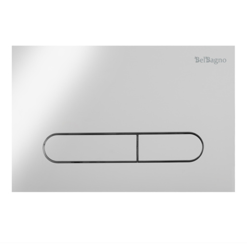 Комплект унитаз с инсталляцией с клавишей смыва BelBagno SFERA-R BB046CHR/BB2111SC/BB002-80/BB005-PR-CHROME - фото 4
