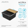 Кухонная мойка Aquaton Беллис 1A724932BS210 57х51 цвет графит