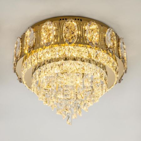 Люстра потолочная LED4U L9438-500 GD с УД