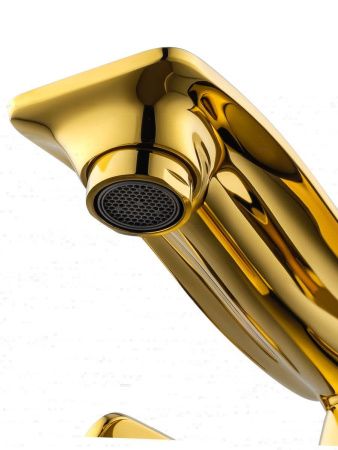 Смеситель Wonzon & Woghand Shakespeare WW-651101-DG на раковину золото